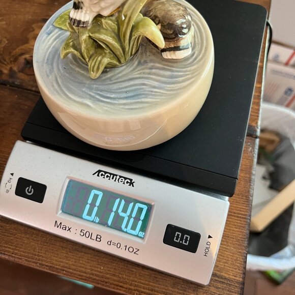 1979 Otagiri Japan Mallard Duck Ceramic Music Box Over The Rainbow EUC Works - Picture 8 of 8